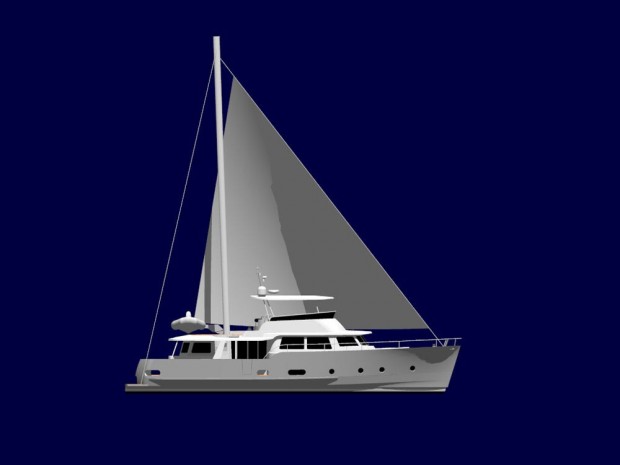 60' BAMBA Power-Sail Catamaran