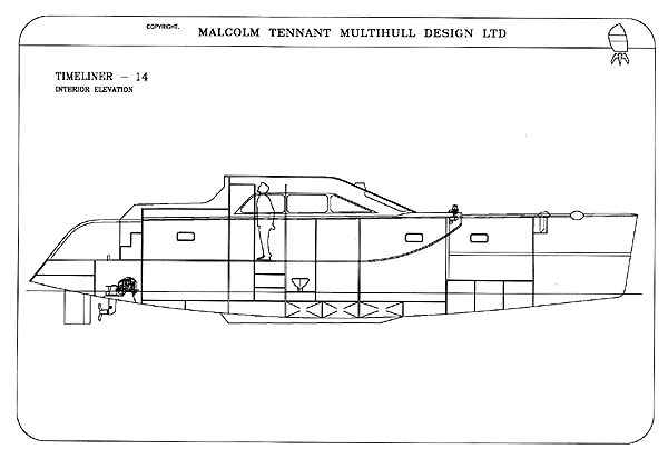 Malcolm Tennant Catamaran