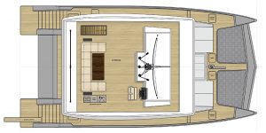 Sunreef Supreme 68 luxury catamaran Layout