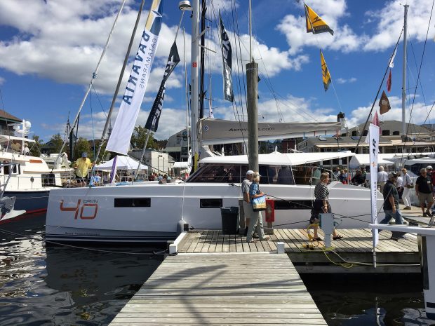 Nautitech 40 Open at the Newport Boat Show 2016