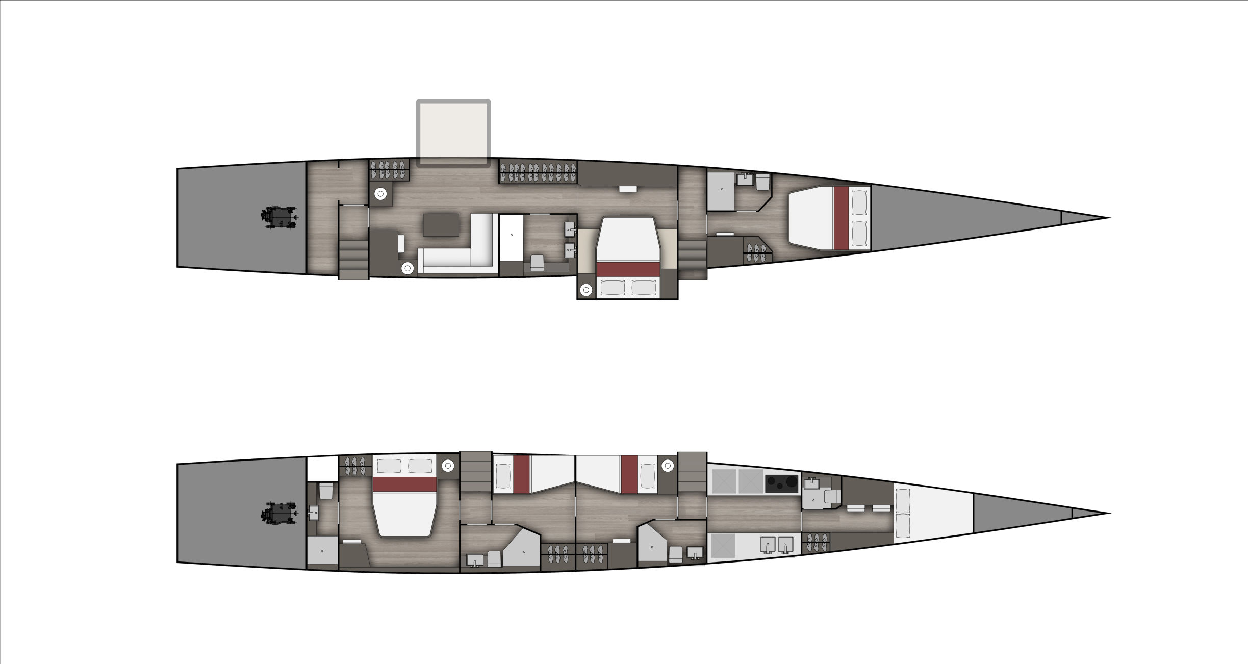 McConaghy 77 Multihull High performance catamaran Layout 1