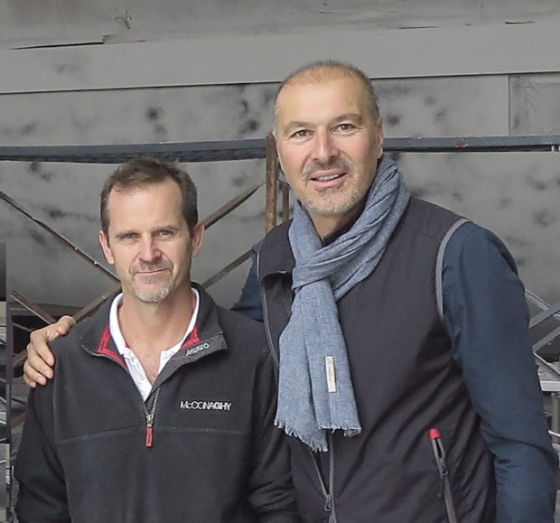 Mark Evans CEO McConaghy Multihulls & Gregor Tarjan founder Aeroyacht