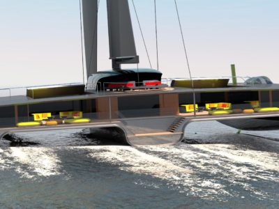 DOMUS Trimaran Concept Zero-Emission Superyacht